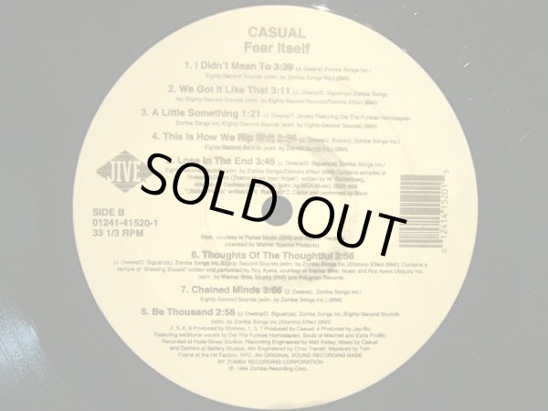 画像3: CASUAL / FEAR ITSELF (US -LP) (3)