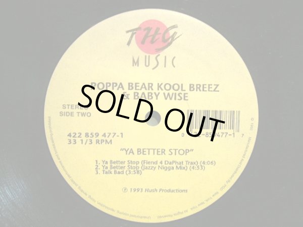 画像2: POPPA BEAR KOOL BREEZ & BABY WISE / YA BETTER STOP (2)