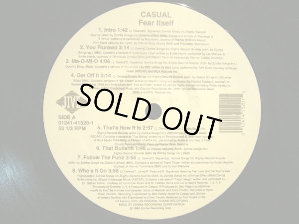 画像2: CASUAL / FEAR ITSELF (US -LP) (2)