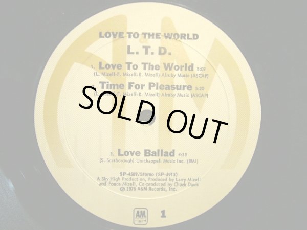 画像3: L.T.D. ‎/ LOVE TO THE WORLD (3)