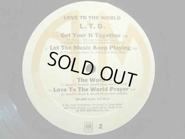 画像4: L.T.D. ‎/ LOVE TO THE WORLD (4)
