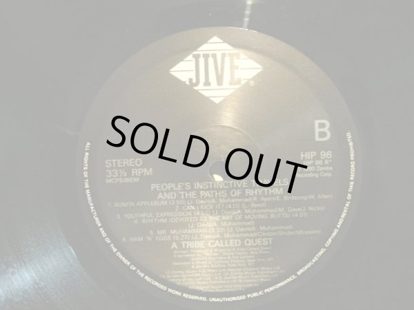 画像4: A TRIBE CALLED QUEST ‎/ PEOPLE'S INSTINCTIVE TRAVELS AND THE PATHS OF RHYTHM  (UK-LP) (4)