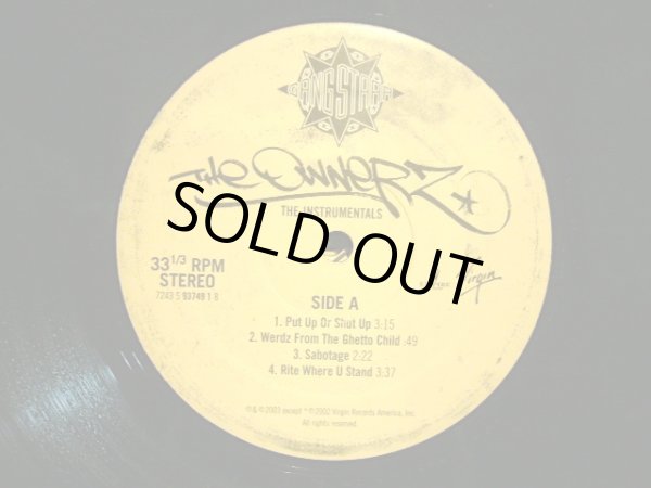 画像3: GANG STARR / THE OWNERZ (THE INSTRUMENTALS)  (US-3LP) (3)