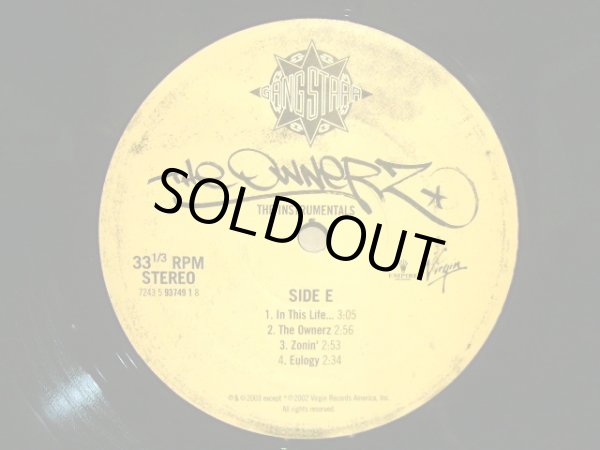 画像7: GANG STARR / THE OWNERZ (THE INSTRUMENTALS)  (US-3LP) (7)