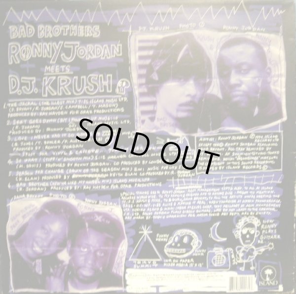 画像2: RONNY JORDAN MEETS D.J. KRUSH / BAD BROTHERS  (UK-LP) (2)