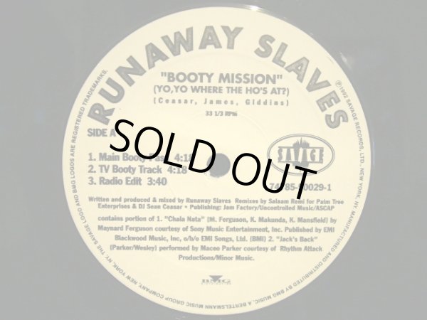 画像2: RUNAWAY SLAVES / BOOTY MISSION (2)