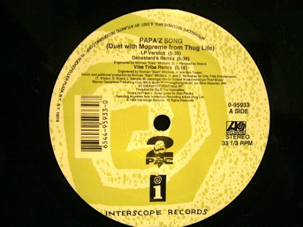 画像2: 2PAC / PAPA'Z SONG (2)