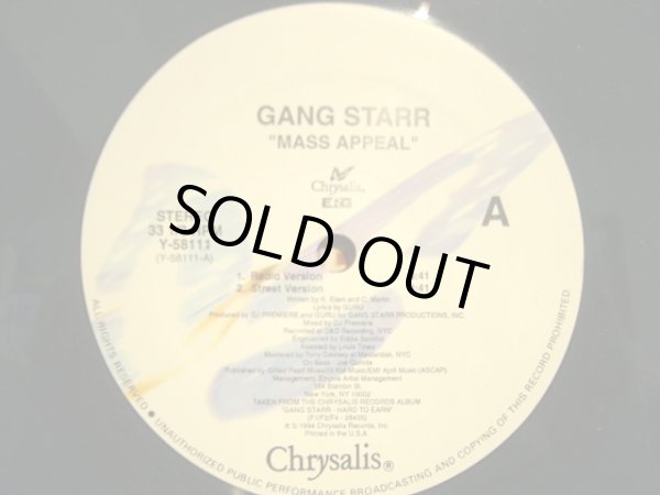 画像3: GANG STARR / MASS APPEAL  (3)