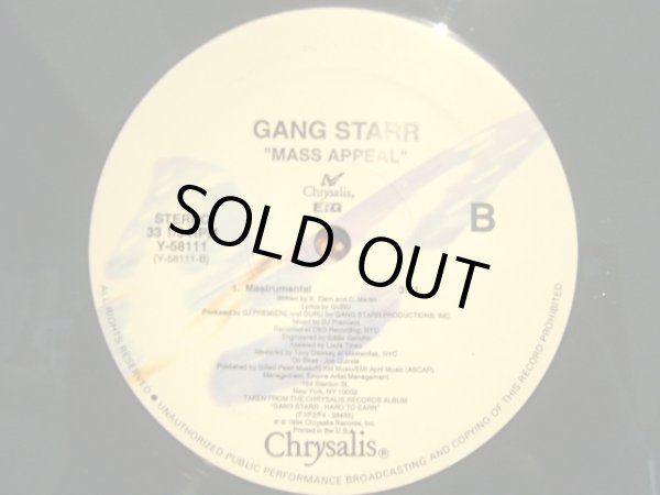 画像4: GANG STARR / MASS APPEAL  (4)