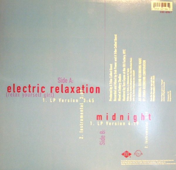 画像2: A TRIBE CALLED QUEST / ELECTRIC RELAXATION　(RELAX YOURSELF GIRL) (2)