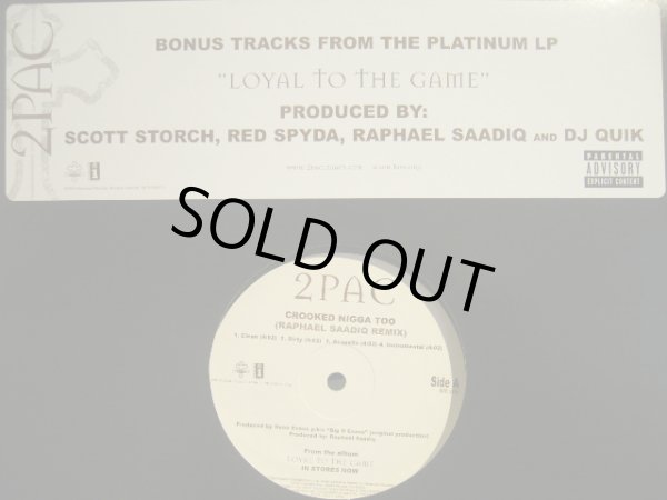 画像2: 2PAC ‎/ BONUS TRACKS FROM THE PLATINUM LP "LOYAL TO THE GAME"  (US-2LP) (2)