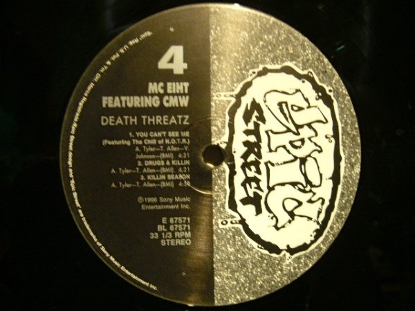 画像6: MC EIHT FEATURING CMW ‎/ DEATH THREATZ  (US-2LP) (6)