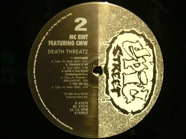 画像4: MC EIHT FEATURING CMW ‎/ DEATH THREATZ  (US-2LP) (4)