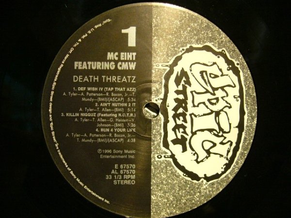 画像3: MC EIHT FEATURING CMW ‎/ DEATH THREATZ  (US-2LP) (3)