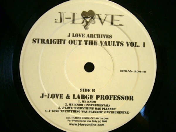 画像2: J-LOVE ‎/ J-LOVE ARCHIVES: STRAIGHT OUT THE VAULTS VOL.1  (US-PROMO) (2)