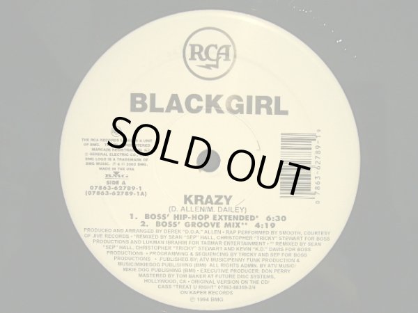 画像1: BLACKGIRL / KRAZY (REMIX)  (US-PROMO) (1)