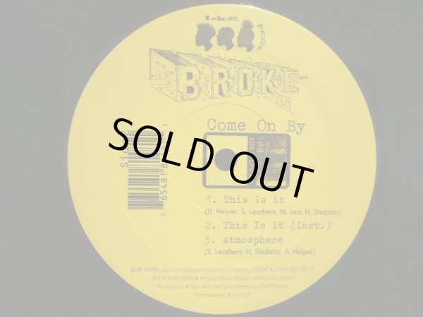 画像2: BROKE AS... / COME ON BY (2)