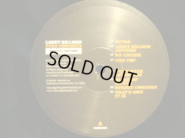 画像3: LIGHTHEADED ‎/ PURE THOUGHTS (2LP) (3)
