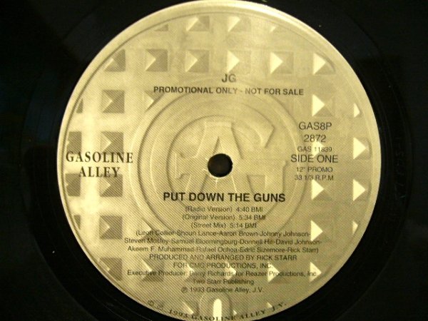 画像1: JG / PUT DOWN THE GUNS  (US-PROMO) (1)