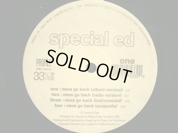 画像2: SPECIAL ED / NEVA GO BACK  (¥500) (2)