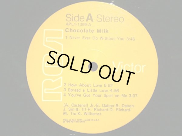 画像3: CHOCOLATE MILK / CHOCOLATE MILK  (US-LP) (3)