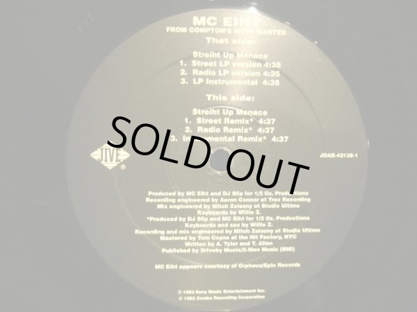 画像3: MC EIHT / STREIHT UP MENACE (3)