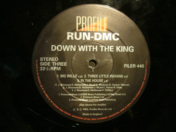 画像5: RUN-D.M.C. / DOWN WITH THE KING (US-2LP) (5)