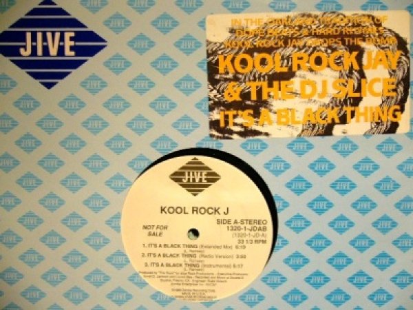 画像1: KOOL ROCK J & THE DJ SLICE / IT’S A BLACK THING / TOO HIGH (US-PROMO)  (¥500) (1)