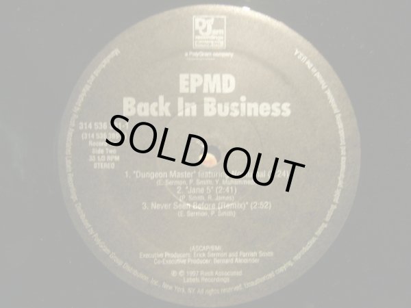 画像4: EPMD ‎/ BACK IN BUSINESS (US-2LP) (4)