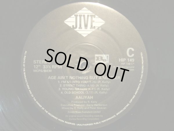 画像5: AALIYAH / AGE AIN'T NOTHING BUT A NUMBER (UK-2LP) (5)