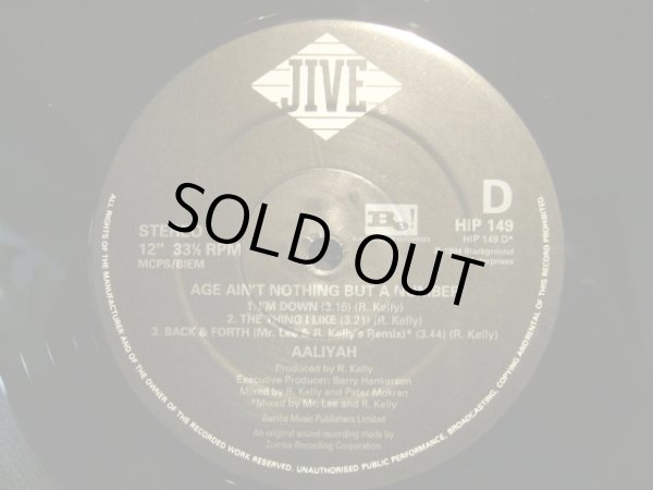 画像6: AALIYAH / AGE AIN'T NOTHING BUT A NUMBER (UK-2LP) (6)