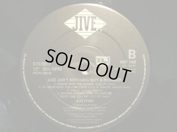 画像4: AALIYAH / AGE AIN'T NOTHING BUT A NUMBER (UK-2LP) (4)