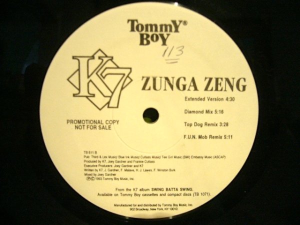 画像1: K7 / ZUNGA ZENG  (US-PROMO) (1)