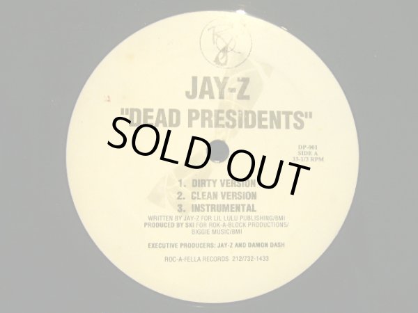 画像1: JAY-Z / DEAD PRESIDENTS / JAY-Z'S LISTENING PARTY (US-PROMO)  (¥1000) (1)