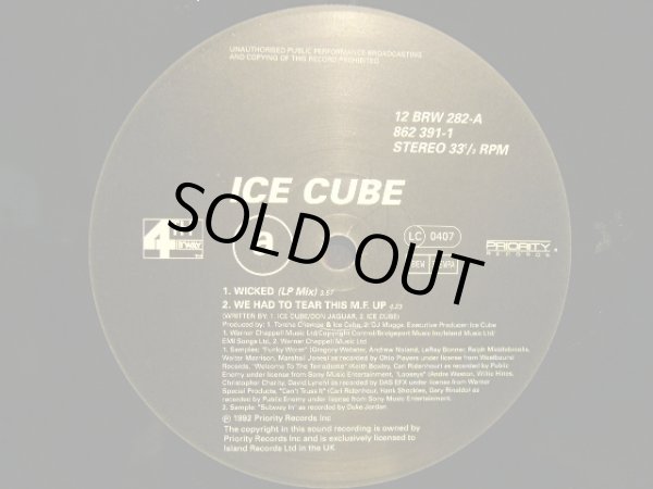 画像3: ICE CUBE / WICKED (UK)  (¥1000) (3)