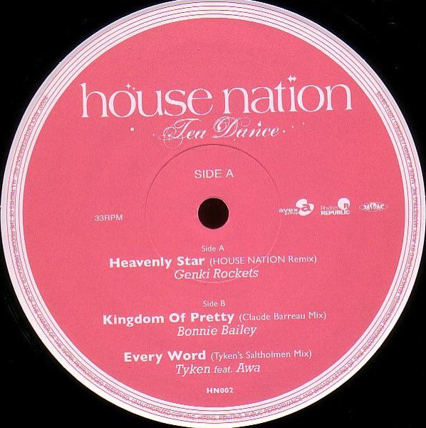 画像2: HOUSE NATION / TEA DANCE / GENKI ROCKES / HEAVENLY STAR (2)