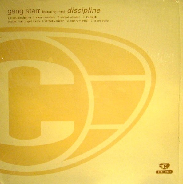 画像1: GANG STARR ‎/ DISCIPLINE  (UK-PROMO) (1)