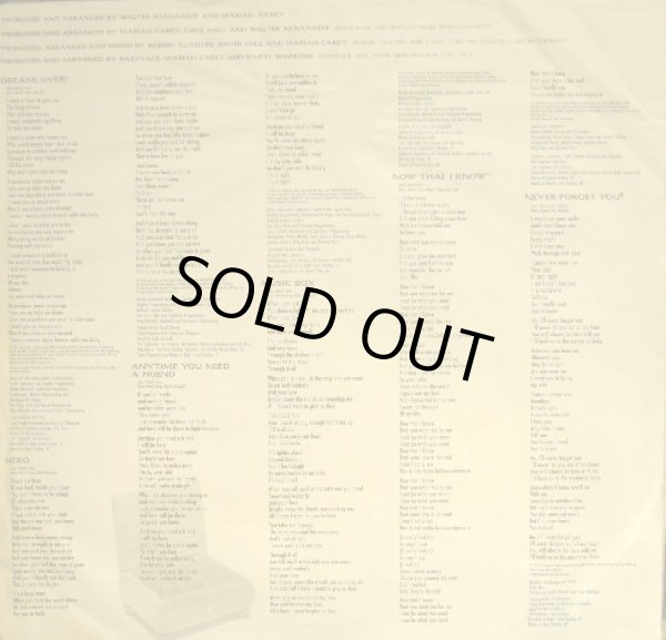 画像6: MARIAH CAREY / MUSIC BOX  (US-LP) (6)