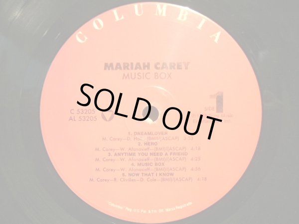 画像3: MARIAH CAREY / MUSIC BOX  (US-LP) (3)