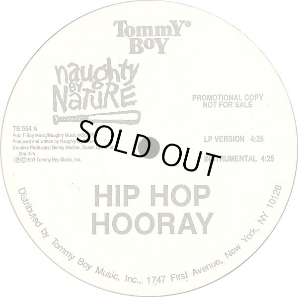 画像1: NAUGHTY BY NATURE / HIP HOP HOORAY  (US-PROMO) (1)