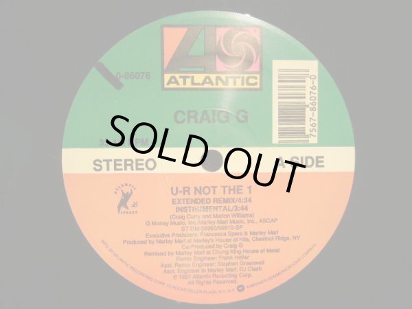 画像1: CRAIG G / U-R NOT THE 1  (¥500) (1)