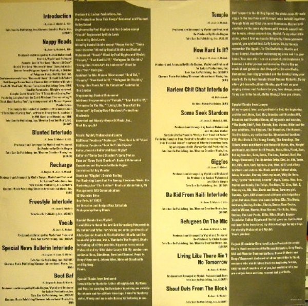 画像5: FUGEES (TRANZLATOR CREW) / BLUNTED ON REALITY  (UK-LP) (5)