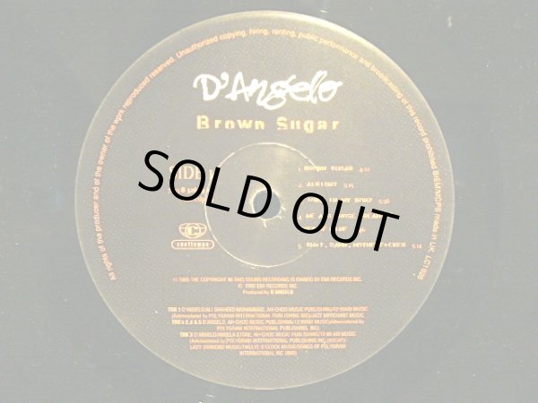 画像3: D'ANGELO ‎/ BROWN SUGAR  (UK-LP) (3)