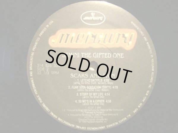 画像5: JEMINI THE GIFTED ONE / SCARS AND PAIN  (US-PROMO) (5)