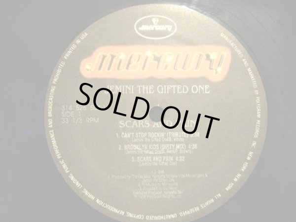 画像4: JEMINI THE GIFTED ONE / SCARS AND PAIN  (US-PROMO) (4)