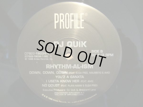 画像4: DJ QUIK ‎/ RHYTHM-AL-ISM (OVER 70 MINUTES OF COMMERCIAL-FREE MUSIC)  (2LP) (4)