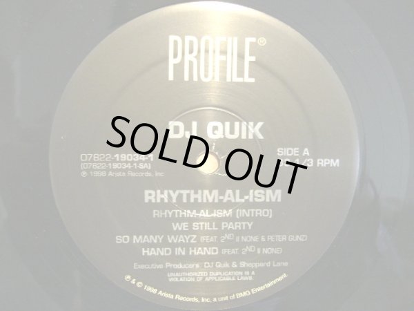 画像3: DJ QUIK ‎/ RHYTHM-AL-ISM (OVER 70 MINUTES OF COMMERCIAL-FREE MUSIC)  (2LP) (3)