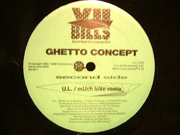 画像2: GHETTO CONCEPT / MUCH LOVE / U.L. (2)