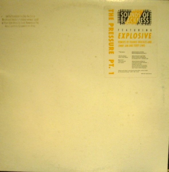 画像1: SOUNDS OF BLACKNESS ‎/ THE PRESSURE PT.1  (US-PROMO 12×2) (1)