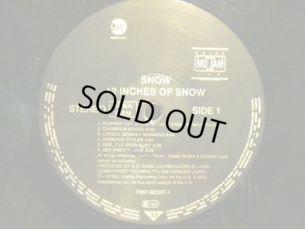 画像3: SNOW / 12 INCHES OF SNOW (THE ALBUM) (GEMA-LP) (3)